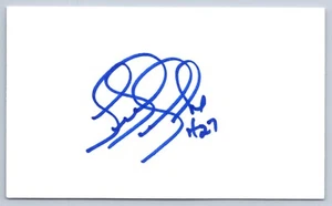 Terry Yake Signed Index Card - Hockey - Picture 1 of 2