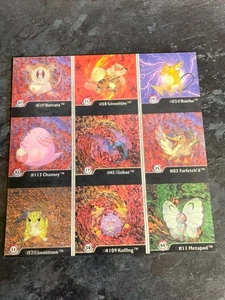 Pokemon Rare 1999 Artbox Lenticular Full Set Cards Uncut Sheets Excellent - Picture 1 of 2
