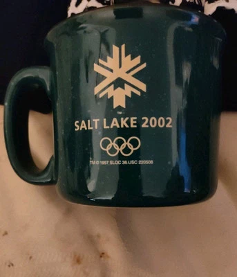 Taza de café verde de los Juegos Olímpicos de Salt Lake 2002 Foto 1 de 4