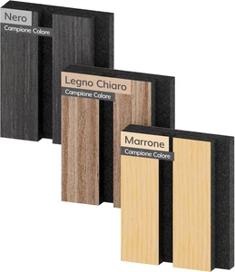Pannelli Acustici in Placcatura Di Legno, 9,8 X 8 X 1,9 Cm Effetto Legno, Barrie - Foto 1 di 12