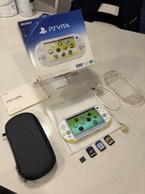 Sony PlayStation Vita Slim PS VITA Pch-2000 Lime Green CIB Console US SELLER