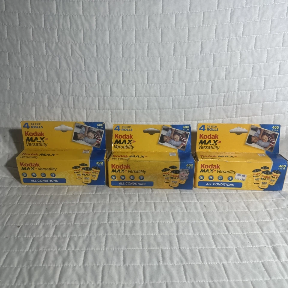 Kodak Max Versatility 400 ISO 24 Exposure 35mm Film (Pack of 4)