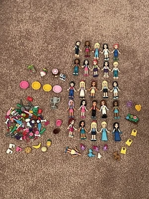 LEGO Friends Minifigure Lot of 25 plus accessories  - Image 1 of 4