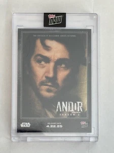 2025 Star Wars Topps NOW #AS2 Andor Season 2 Encased Card In Hand - Picture 1 of 2