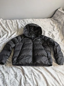 North Face Black XL Women's Goose Down Coat ,Slightly Cropped - Picture 1 of 7