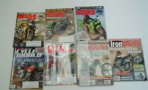 back issue 7 lot cycle world magazine and ironworks motorcyle magazine 2005-2015