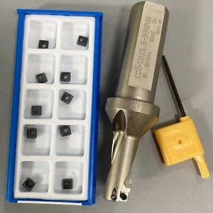 13.5mm 2D -C20 U drill quick drill + 10pcs SPMT050204NM ZM1125 Carbide Insert - Picture 1 of 8