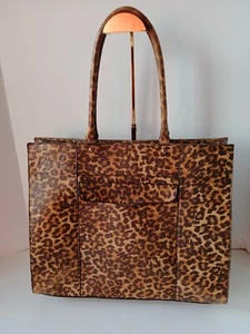Recca Minkoff Leopard Tierdruck Ledertasche doppelte Riemen $ 345 - Bild 1 von 13