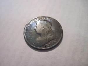 1898 Half Penny Great Britain Queen Victoria - Picture 1 of 2