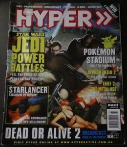 Hyper Magazine 80 June 2000 Star Wars Jedi Power Battlees Dead or Alive 2 Poster - Picture 1 of 3