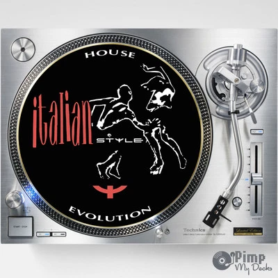ITALIAN STYLE DJ SLIPMATS / SLIP MATS X 2 - TECHNICS - ITALO EURODANCE - ZONE - Image 1 of 3