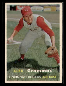 1957 Topps Baseball #222 Alex Grammas Card - EX #5224 - Foto 1 di 2