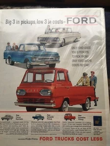 1961 Ford Pickups 3 Choices Advertising - Picture 1 of 2