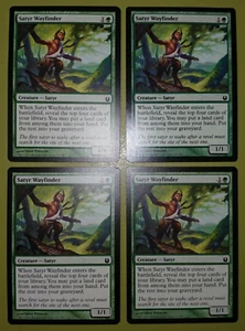 Satyr Wayfinder x4 Born of the Gods 4x Playset Magic the Gathering MTG - Picture 1 of 1