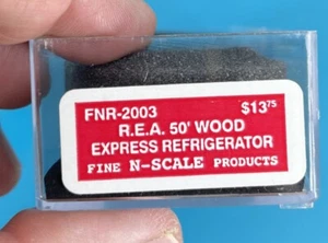 Fine Products 2103 N Scale 50’ Wood Express Refrigerator Kit MANY - Picture 1 of 4