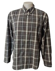 J Crew Shirt Mens Adult XL Plaid Long Sleeve Button-Up Dress Lightweight Classic