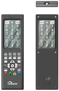 Skymaster Touch Screen 8 in 1 Universal-Fernbedienung schwarz - Bild 1 von 2