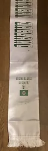 Sciarpa George Best Irlanda del Nord con firma facsimile - Foto 1 di 3