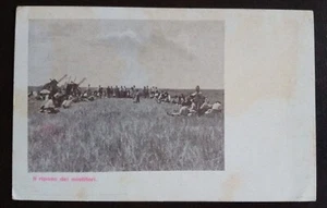 1916 Pavoncelli - il riposo dei mietitori (tematica agricoltura rurale agreste) - Imagen 1 de 2