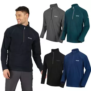 Regatta Montes Mens Golf Half Zip Fleece Jacket Pullover Jumper Top RRP £25 - Picture 1 of 63