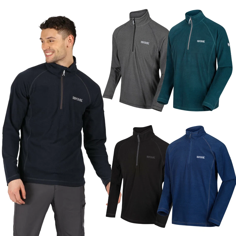 Regatta Montes Mens Golf Half Zip Fleece Jacket Pullover Jumper Top RRP £25 - Image 1 of 1