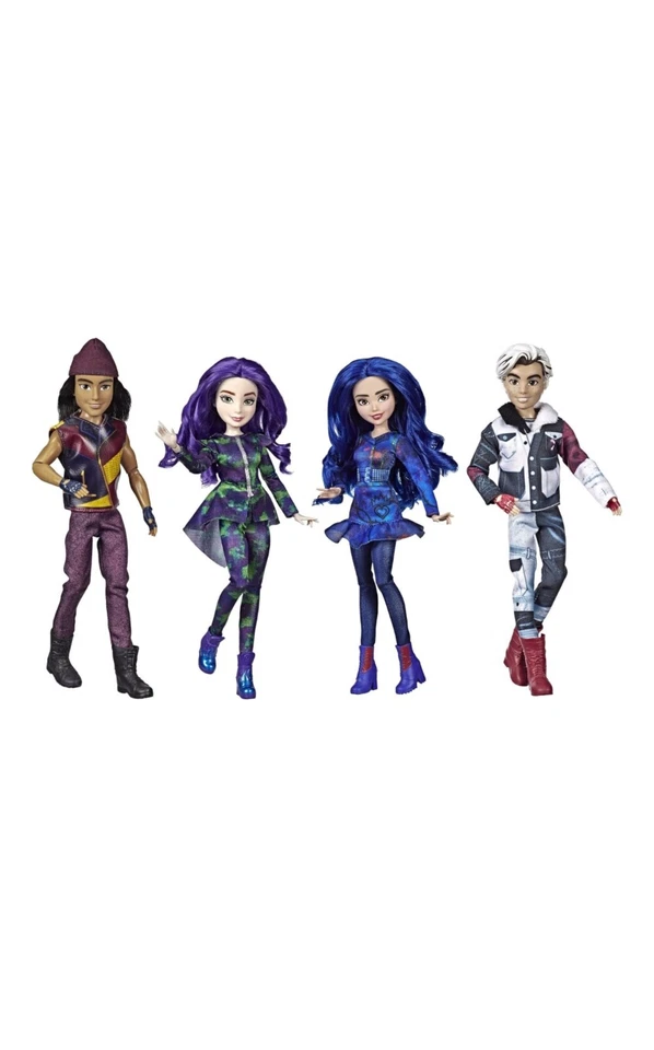 Pack de 4 muñecas Disney Descendientes 3 Isla de la Colección Perdida Foto 1 de 4