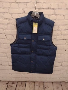Goodfellow Mens Vest Medium Blue - Picture 1 of 5