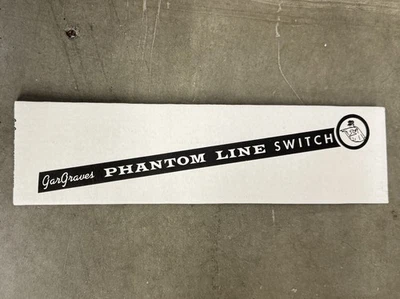 Gargraves 103 O 100" "Phantom" Left Hand Manual Switch Turnout IN BOX SEALED - Image 1 of 3