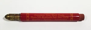 Vintage Bullet Pencil Shell Oil Gas Products Monticello, IN - Picture 1 of 5