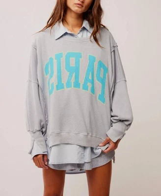 Sudadera Free People Graphic Camden Talla XS Foto 1 de 4