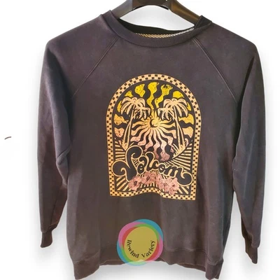 Volcom Sweatshirt Womens XS (Fits Mens M L) Oversized Distressed Graphic Skate - Image 1 of 4