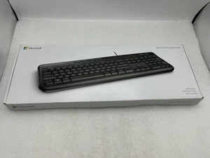 NEW Microsoft Wired Keyboard 600 Black (Model 1576) Factory Sealed FREE S/H - Picture 1 of 7