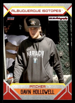 Gavin Hollowell 2023 Choice Albuquerque Isotopes #08 Albuquerque Isotopes - Image 1 of 2