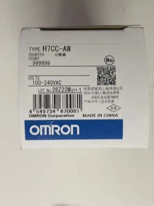1PC Omron H7CC-AW 100-240VAC Counter H7CCAW In box Brand new Free shipping - Picture 1 of 3