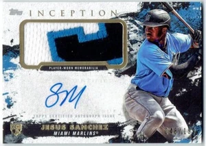 2021 Topps Inception Autograph Patch JESUS SANCHEZ APC-JS 48/199 Marlins RC Auto - Picture 1 of 1
