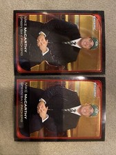 (2) MIKE MCCARTHY  2006 BOWMAN CHROME FOOTBALL CARDS #194 Packers Cowboys