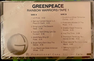 Greenpeace Rainbow Warriors- Promotional 2 Cassette Set- Brand New Sealed - Picture 1 of 2
