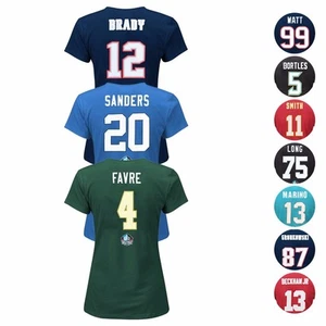 NFL Assortment of "Fair Catch" Team Player Jersey T-Shirt Collection - Women's - Picture 1 of 141