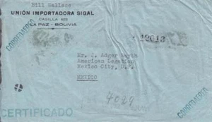 Bolivien nach Mexiko, Luftpost, 1942, (21528) - Bild 1 von 1