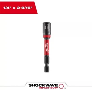 Menge 3 Milwaukee Shockwave Schlagschrauber magnetischer Mutterndreher, 1/4 Zoll #49-66-4532  - Bild 1 von 5