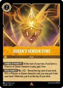 Queen's Sensor Core 31/204 Disney Lorcana Shimmering Skies Rare - Picture 1 of 1