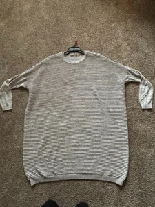 ASOS Grey Oversized Sweater - Size 6 - Picture 1 of 5
