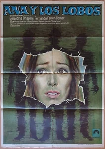 Anna and the Wolves ORIGINAL Spanish '73 POSTER Carlos Saura MAC Gomez artwork! - Imagen 1 de 5