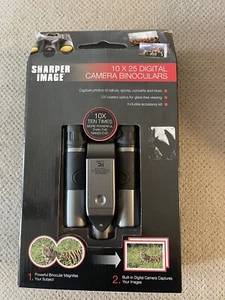 Sharper Image 10x25 Digital Camera Binoculars NIB (4775A) COMPACT - Picture 1 of 2