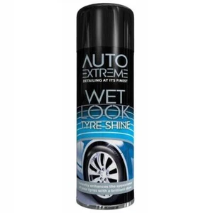 Wet Look Tyre Shine Aerosol Spray Glossy Durable Protective Tyre Shine 300ml - Picture 1 of 2
