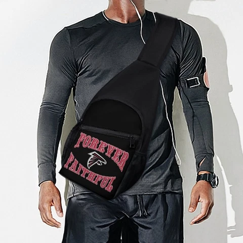 Forever Faithful Atlanta Falcons Fans Crossbody Bag One Shoulder Travel Bag Cover