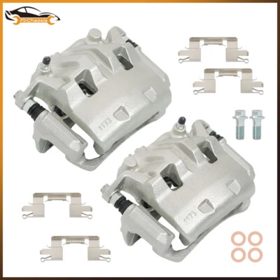 Pinza de freno delantera izquierda y derecha con soporte para Nissan Frontier 4,0 L 2005-2019 Foto 1 de 4