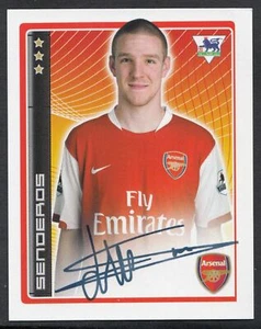 Merlin Football Sticker - 2007 Premier League - No 11 - Arsenal - Senderos - Picture 1 of 1