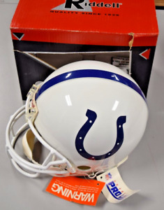 Indianapolis Colts Authentic Riddell Pro Line Full Size Football Helmet NEW BOX