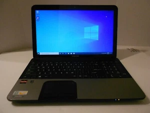 TOSHIBA SATELLITE C855D-S5116 AMD A6-4400M 2.70GHz 4GB RAM 250GB HDD WIN7 OFF13 - Picture 1 of 5